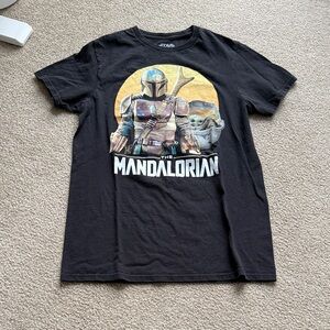 Star Wars Mandalorian Black Tee